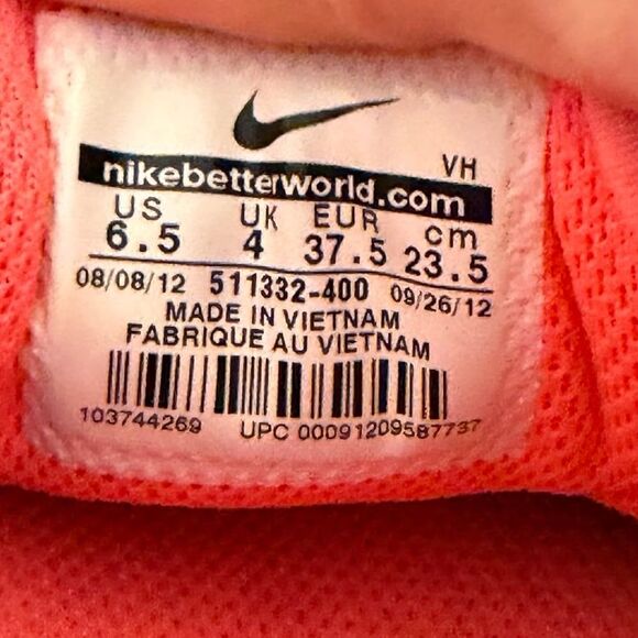 Nike Shoes Womens Size 6.5 Breathe Flex Trainer 2 Low Sneakers 511332-400 Blue - Picture 7 of 7